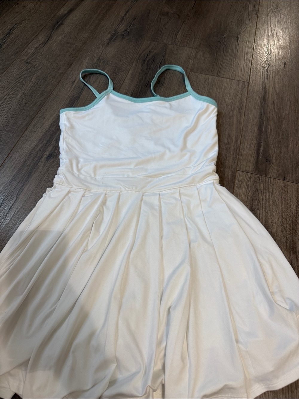 abercrombie kids blue white dress 15/16